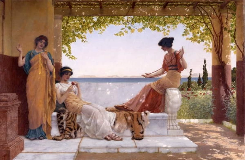 Sul balcone - Manchester Art Gallery